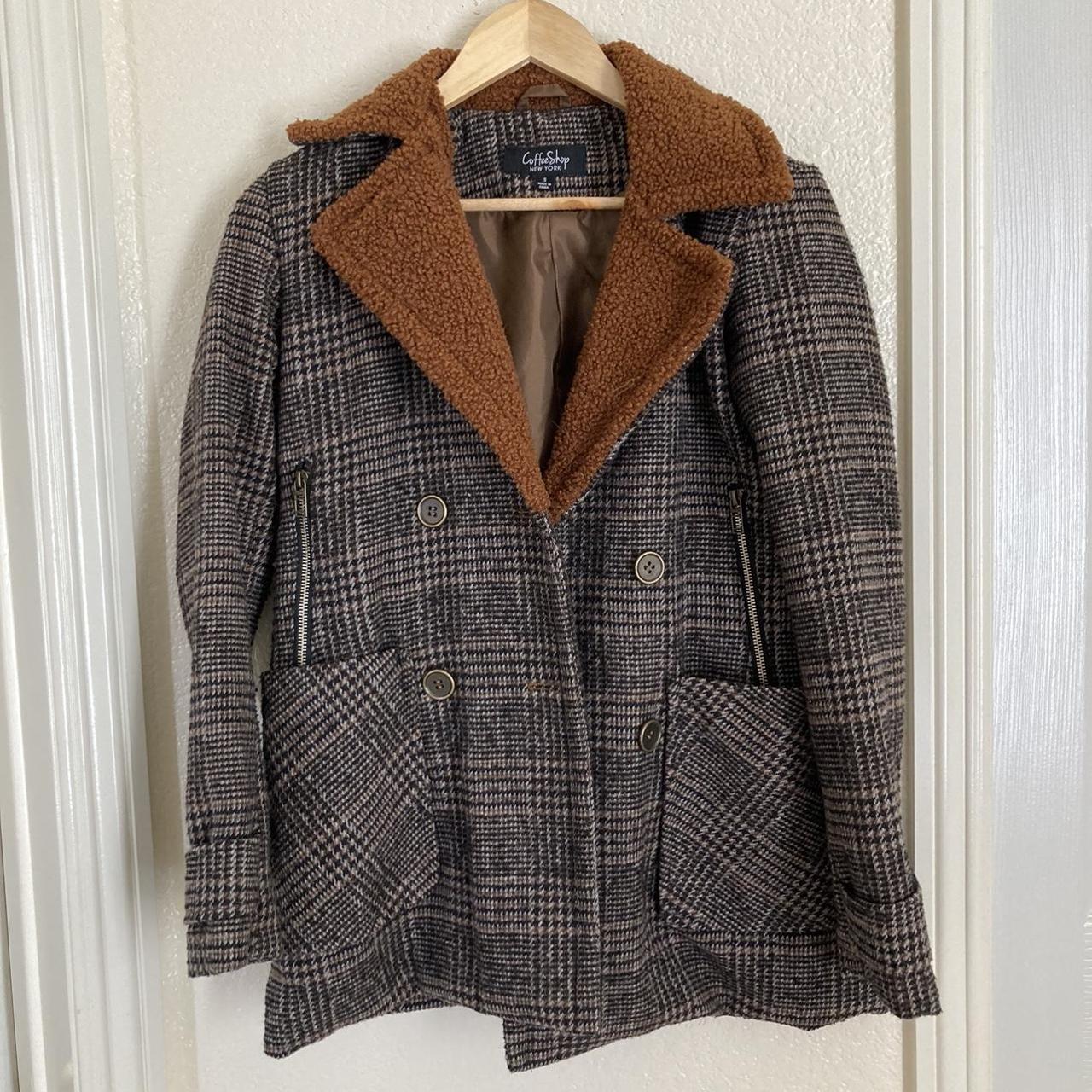 Coffee Shop Women's Brown Coat