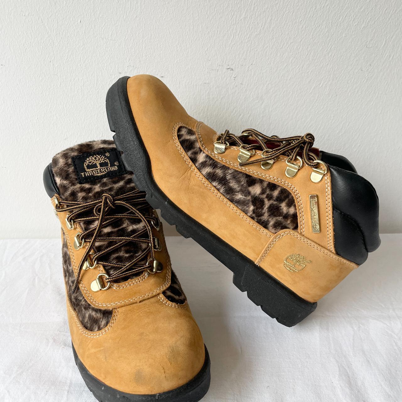 Leopard timberland boots best sale