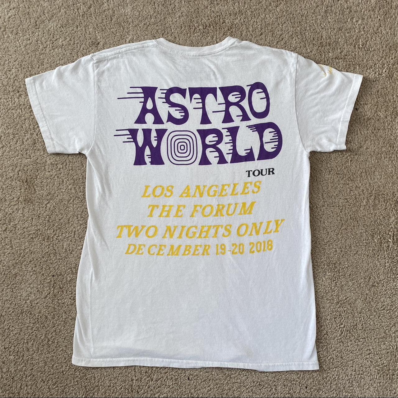 Travis Scott Astroworld La Exclusive T-Shirt White