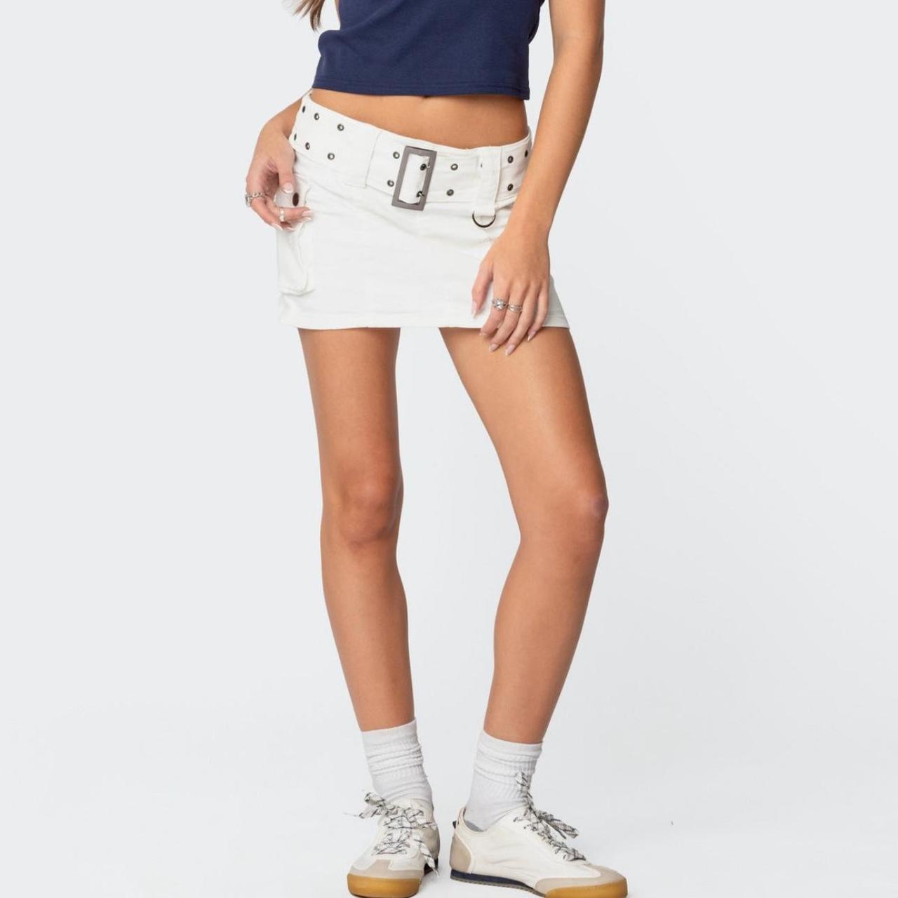 Edikted Women's Skirt - White/Cream - XS – White … - image 1