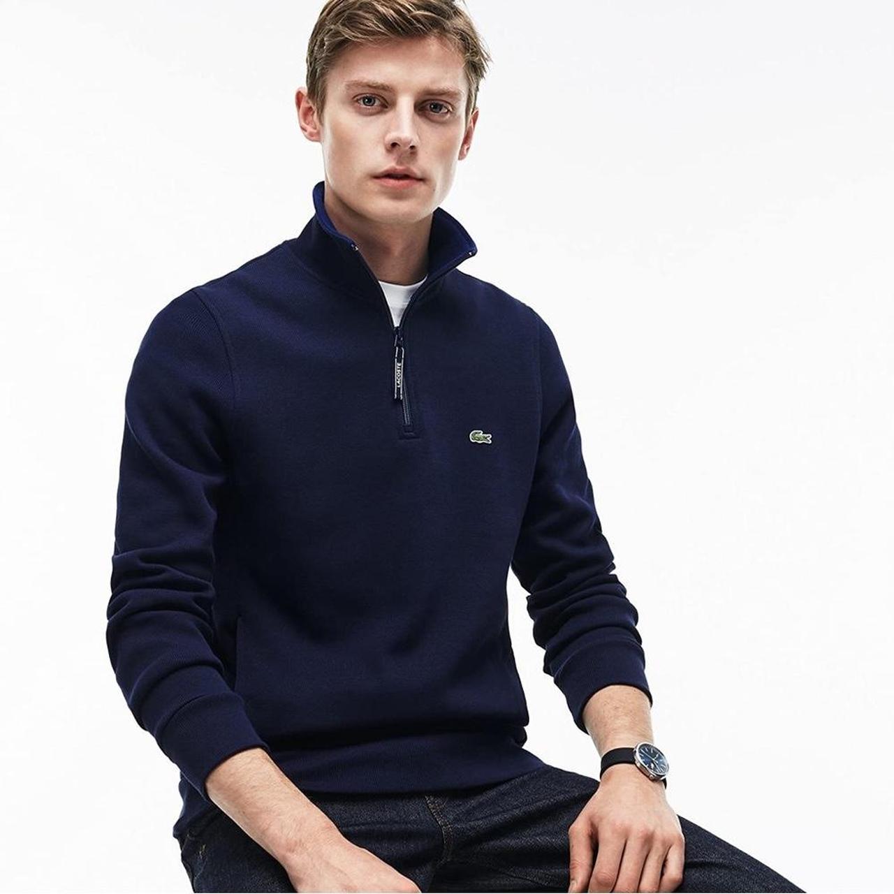 Lacoste half best sale zip jumper