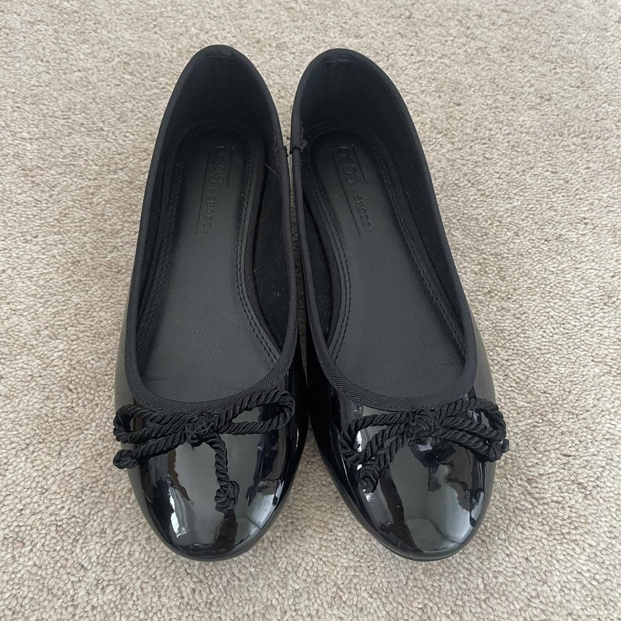Asos black ballet pumps uk 2 Pumps BalletShoes... Depop