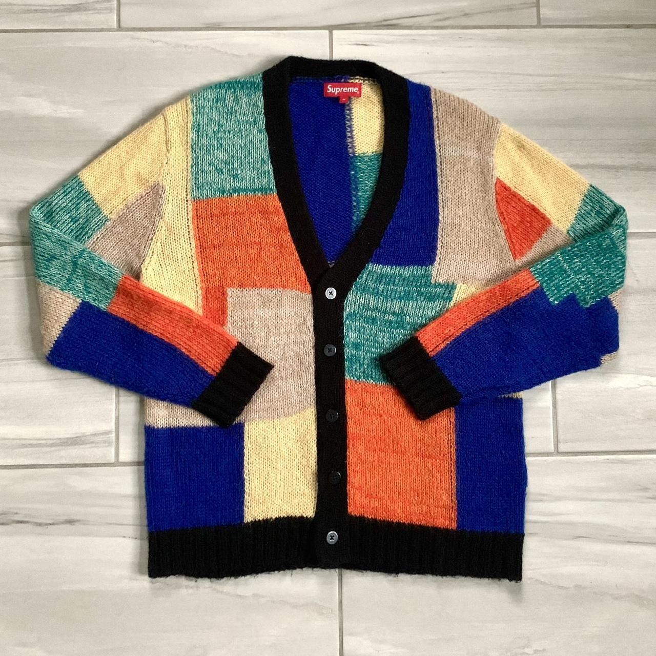 Supreme patchwork clearance cardigan