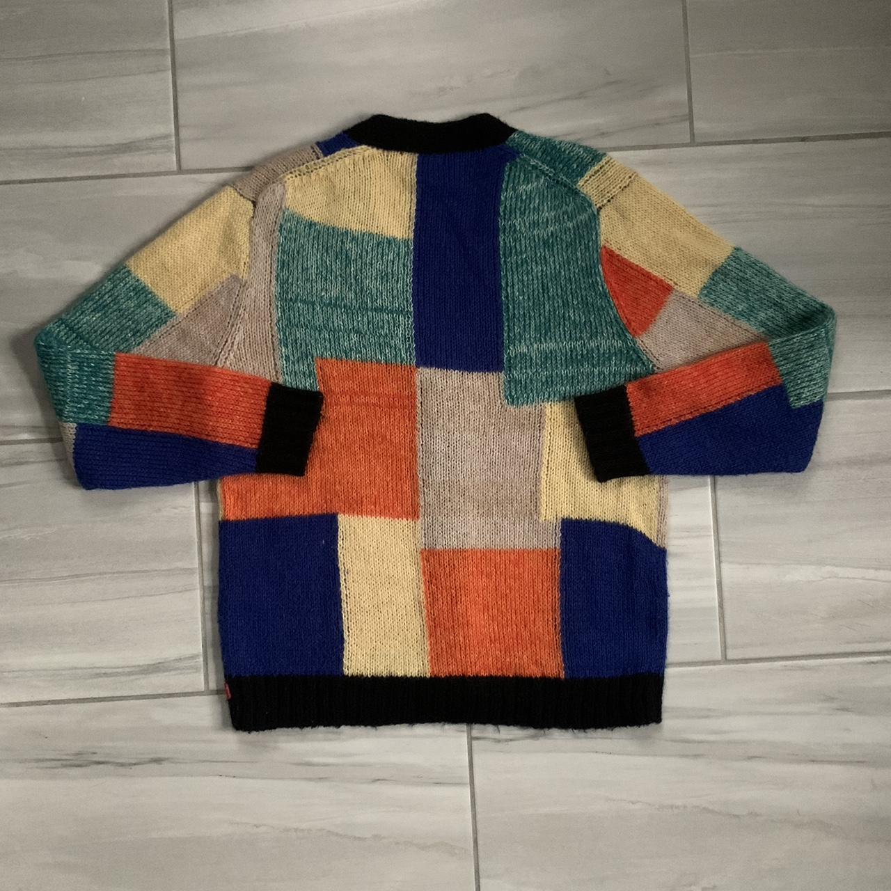 Supreme SS19 Patchwork Mohair Cardigan, Great