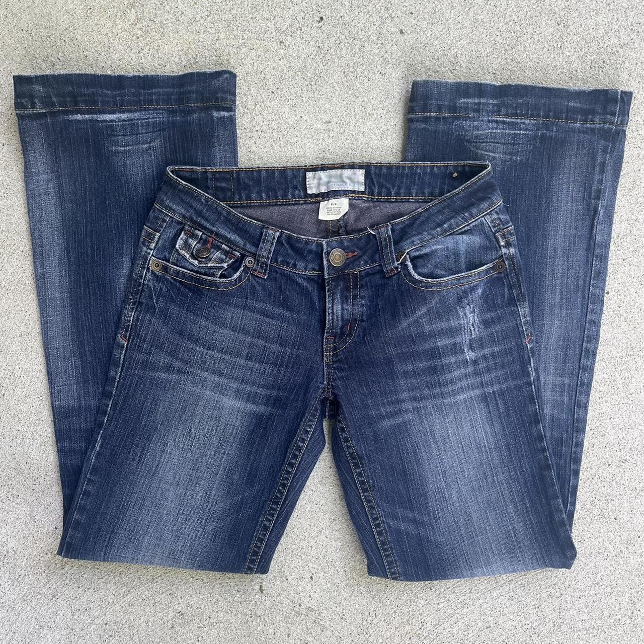 vintage y2k lowrise bootcut jeans great... - Depop