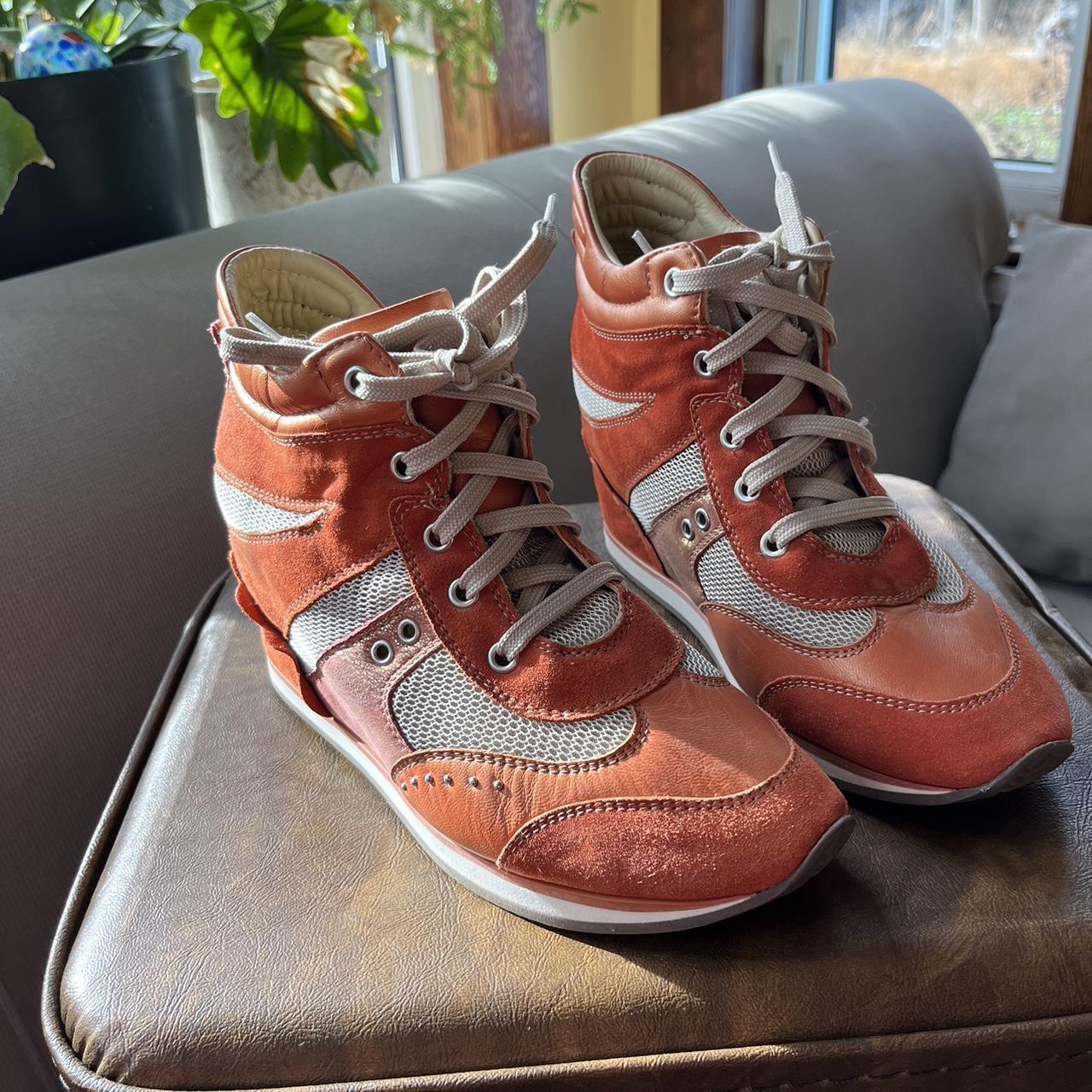 Geox orange shoes online