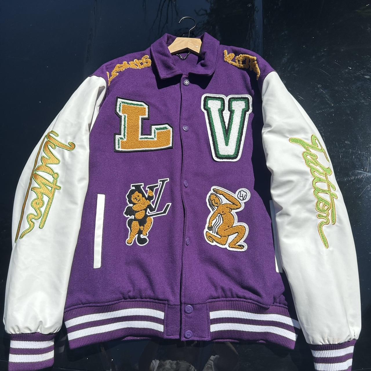 Louis Vuitton Varsity jacket Never worn brand new - Depop