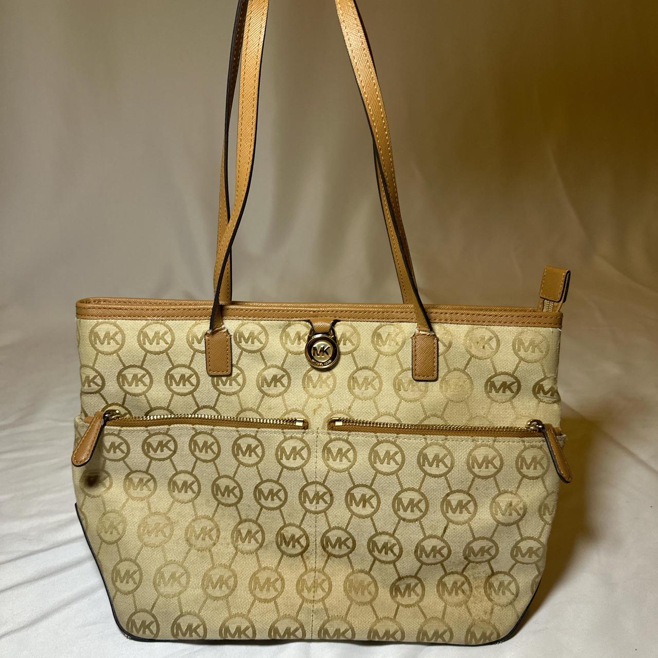 Michael kors tan handbags hotsell