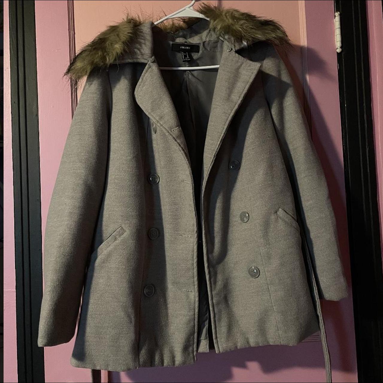 Forever 21 outlet grey coat