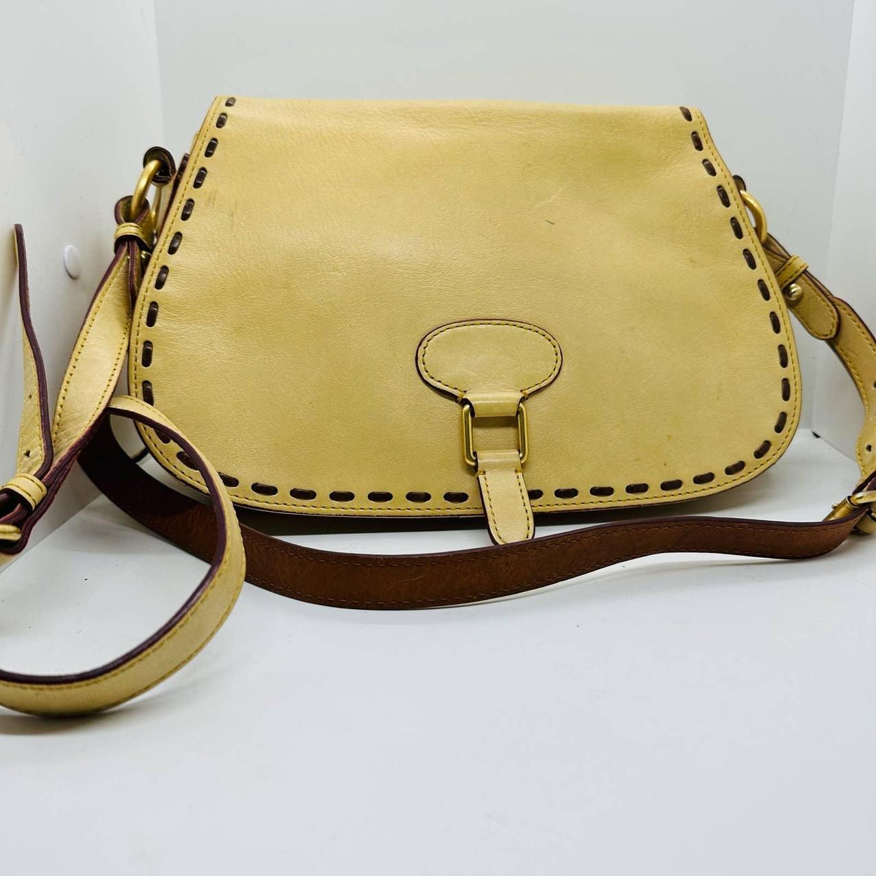 Dooney & Bourke Florentine Leather Saddle Crossbody Bag 