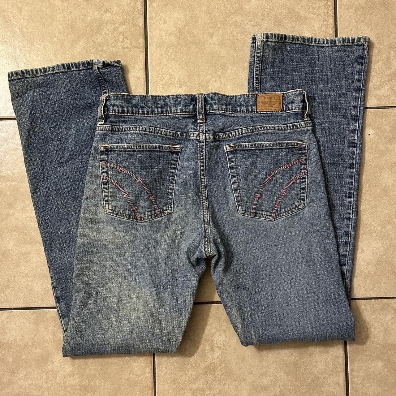 early 2000s old navy low waisted flared jeans no... - Depop