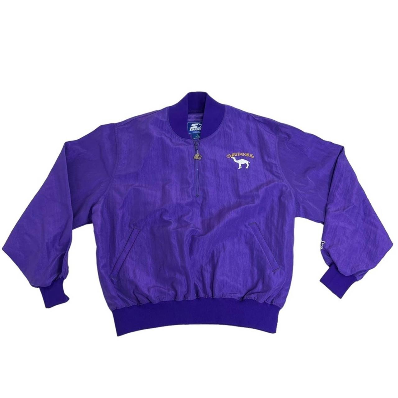 Starter Men's Purple Jacket Depop