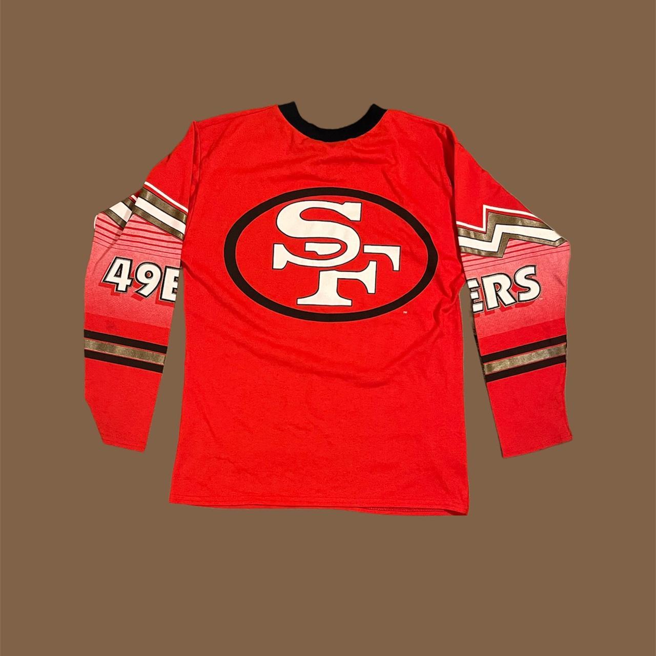 Vintage 49ers Long Sleeve T Shirt - 1990s NFL San - Depop