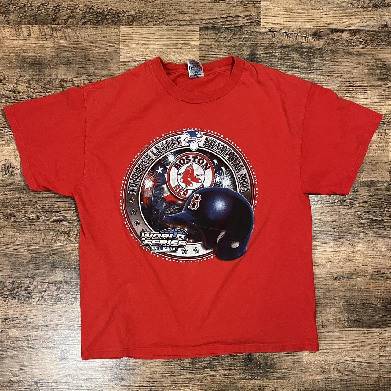 Vintage Boston Red Sox 2004 World Series Champions - Depop