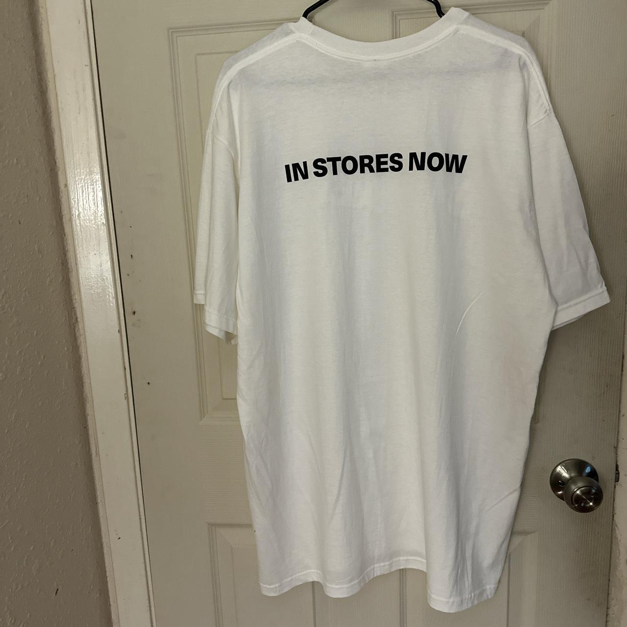 White and outlet gold supreme shirt