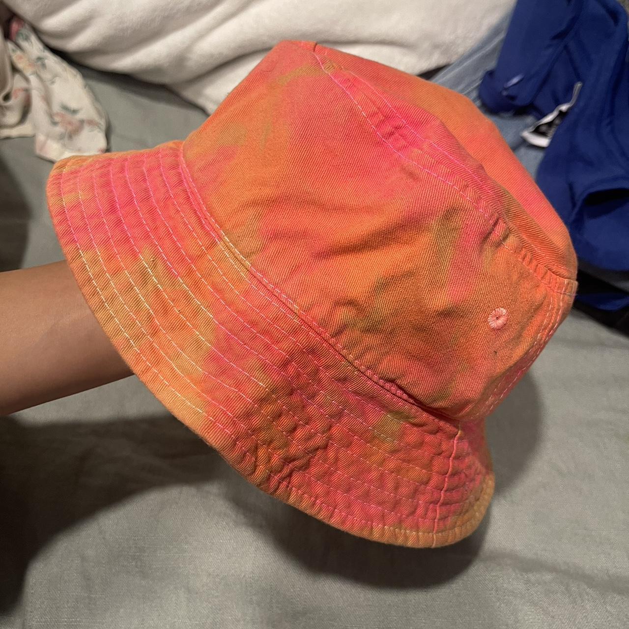 Supreme orange bucket sales hat