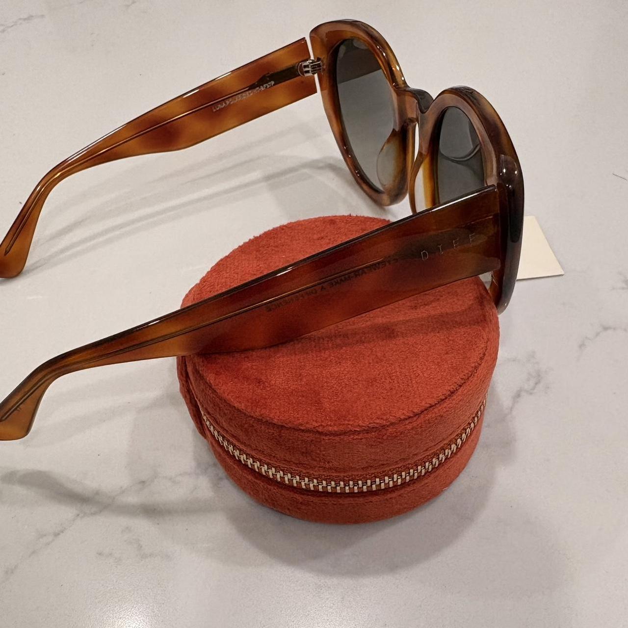 DIFF Women's Sunglasses - Brown/Multi – DIFF tort… - image 4