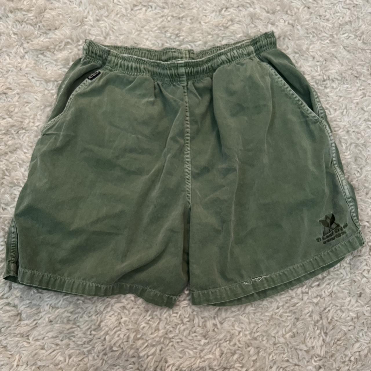 dark sage green chill shorts🤙🏻🌺🌿 for guys and... Depop