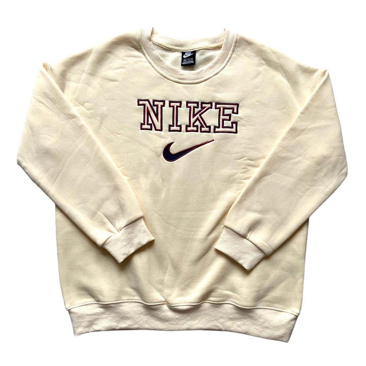 nike cream crewneck sweatshirt