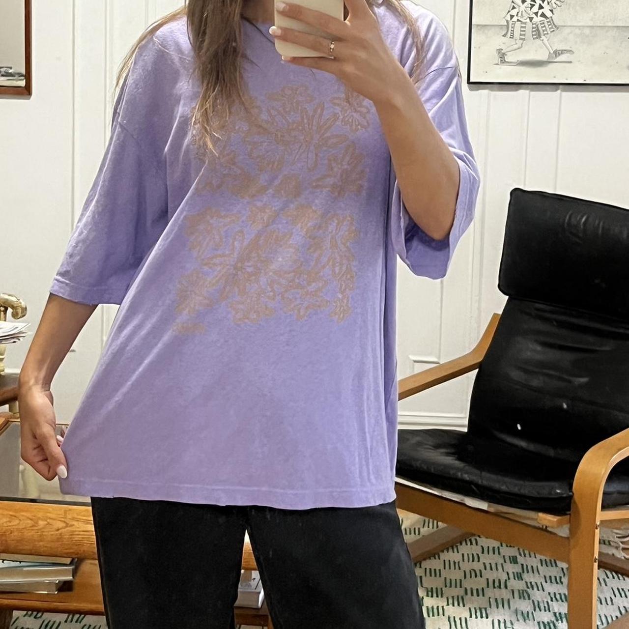 Afends Women's Purple T-shirt (2)