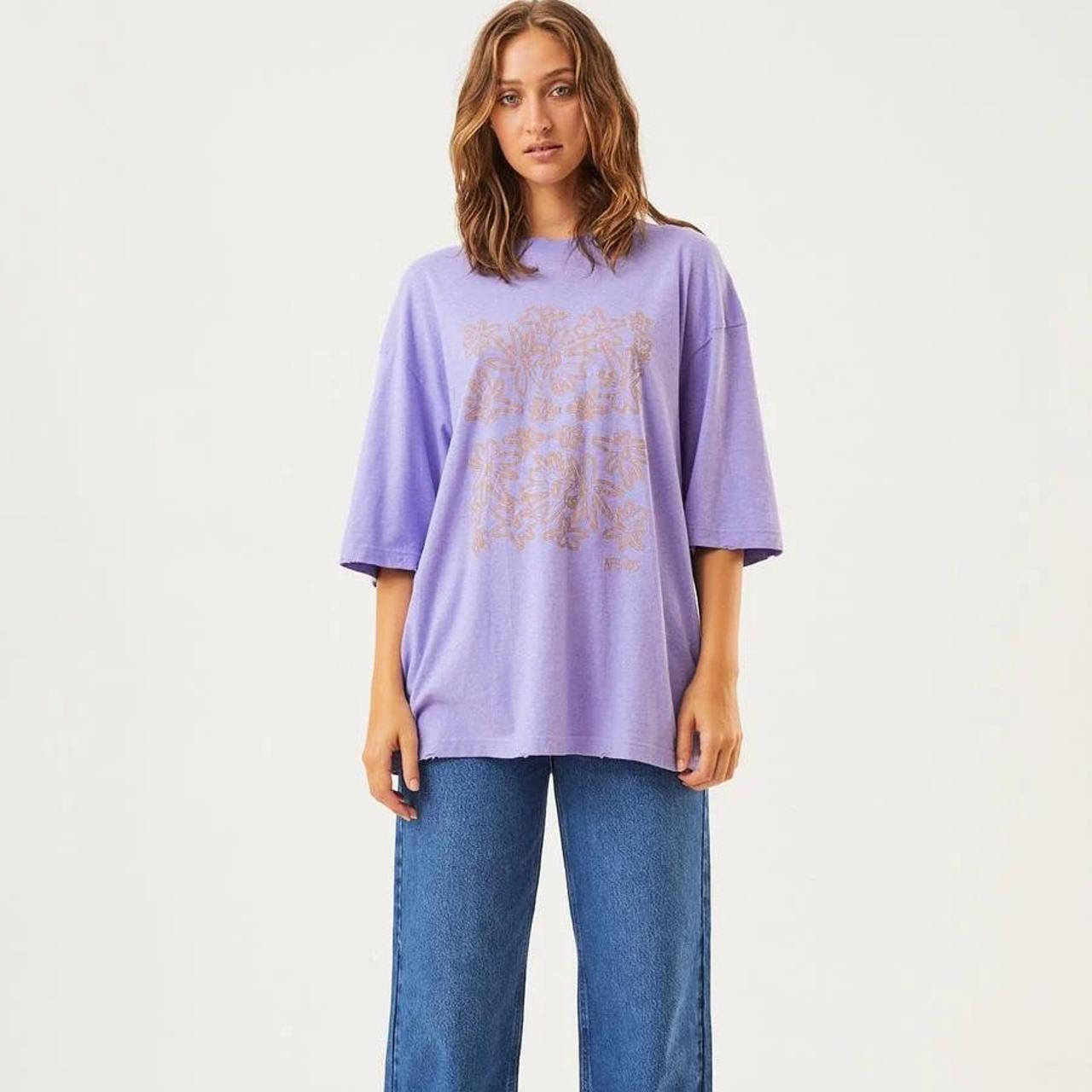 Afends Women's Purple T-shirt (5)