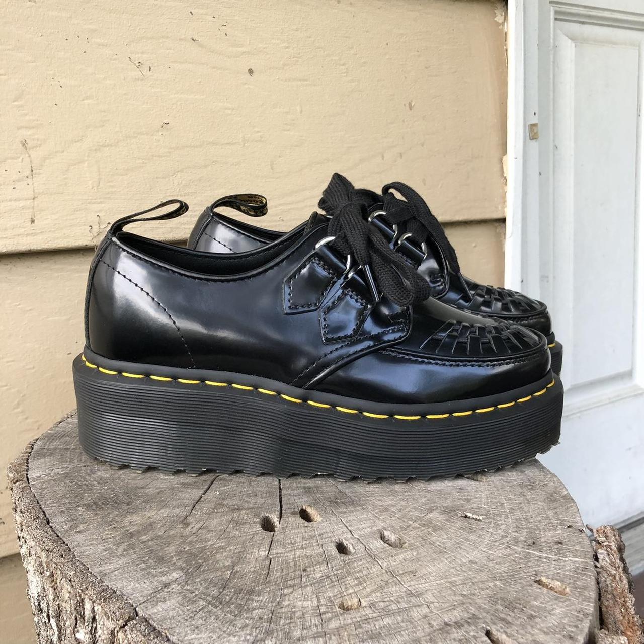 Rare black Dr. / Doc martens Sidney creepers with a... Depop