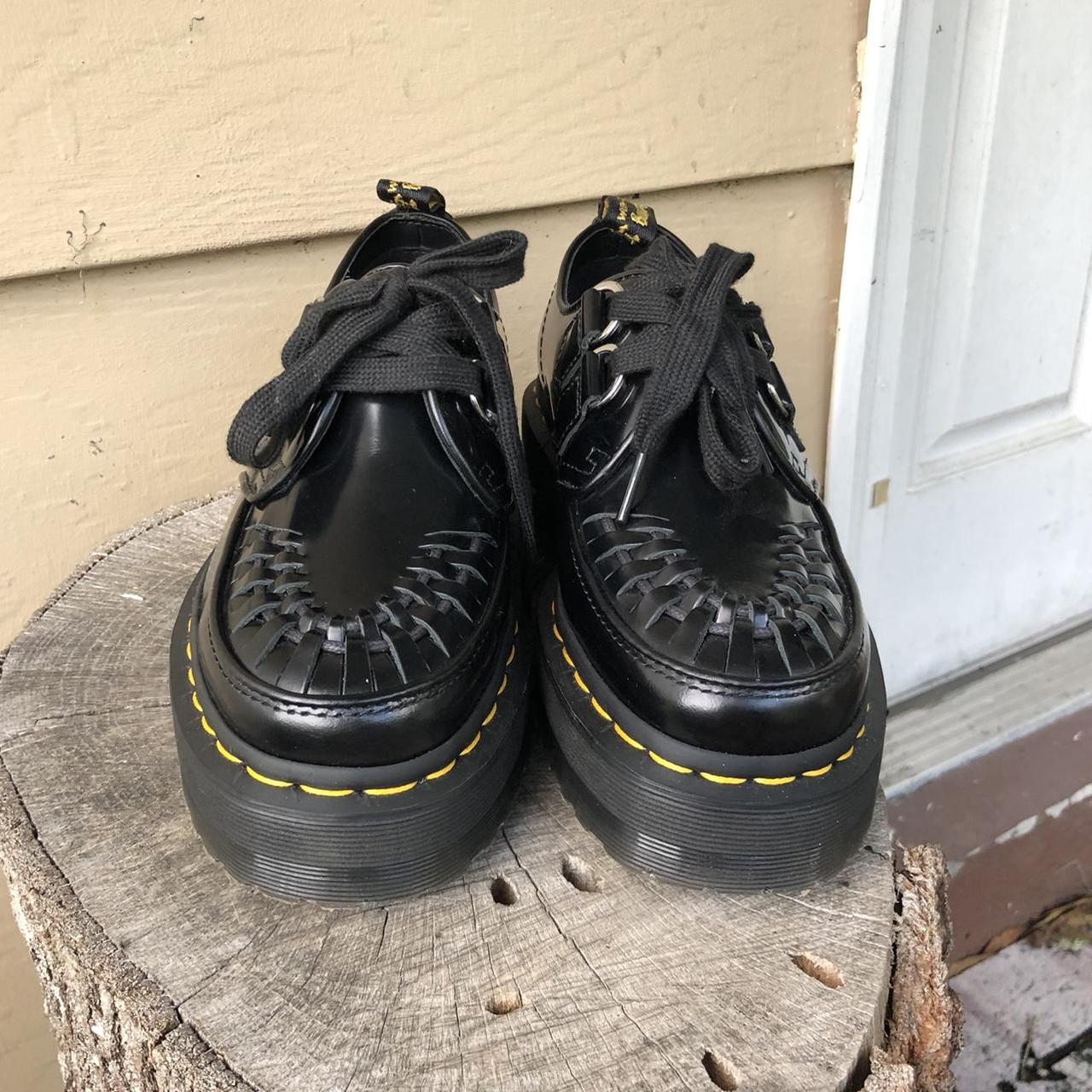 Rare black Dr. / Doc martens Sidney creepers with a... Depop