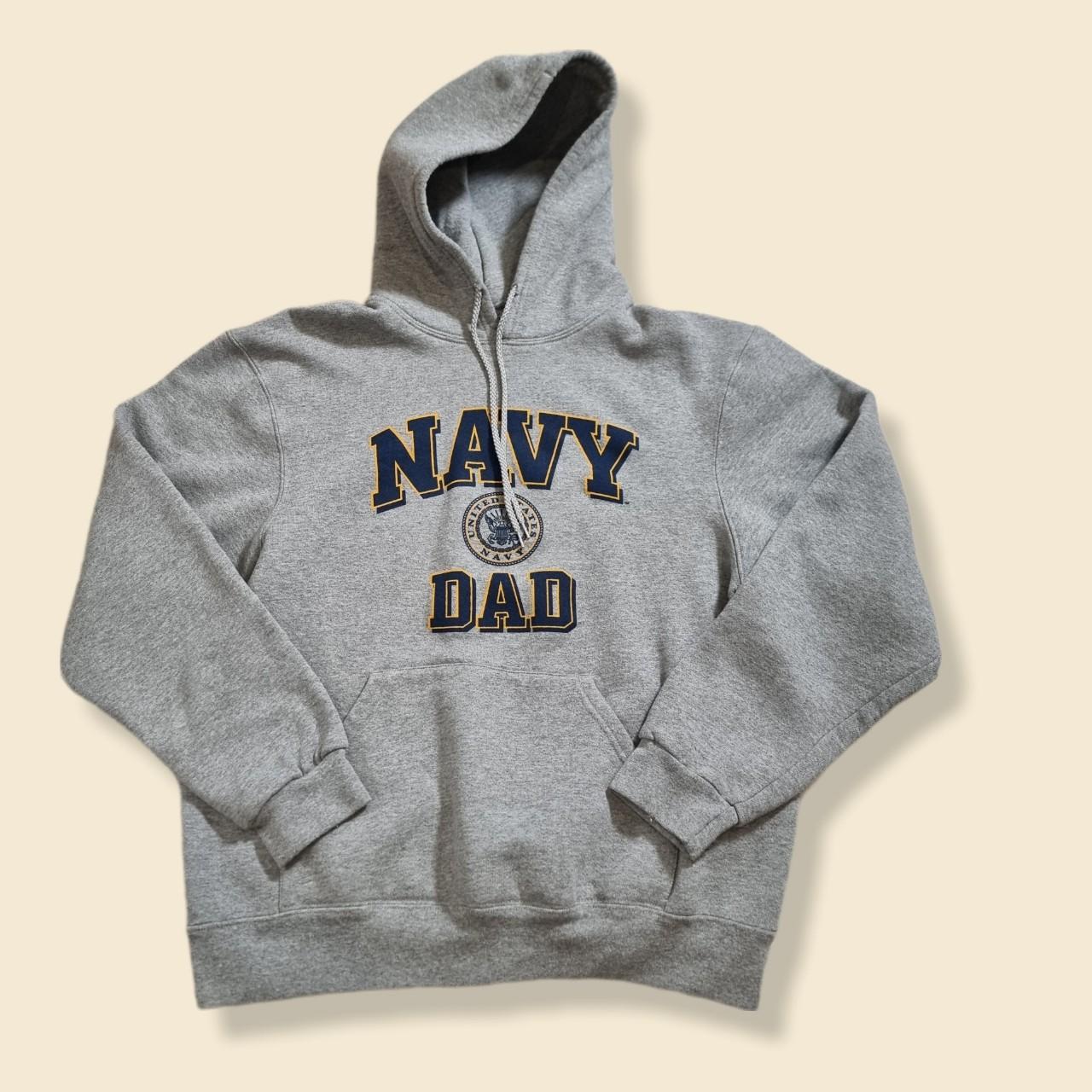 Navy hot sale dad hoodie