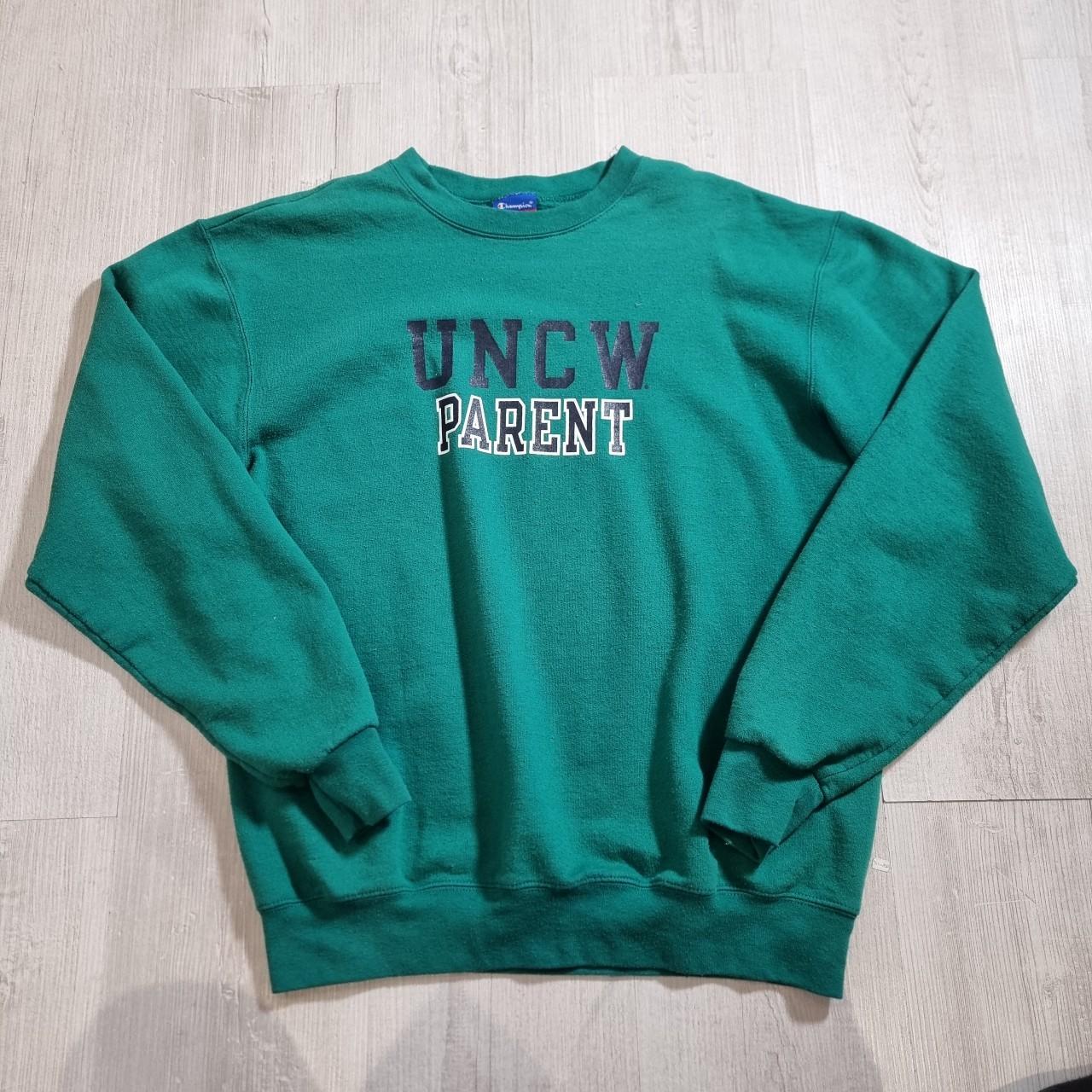 Vintage Champion UNCW Parent University Sweatshirt Depop