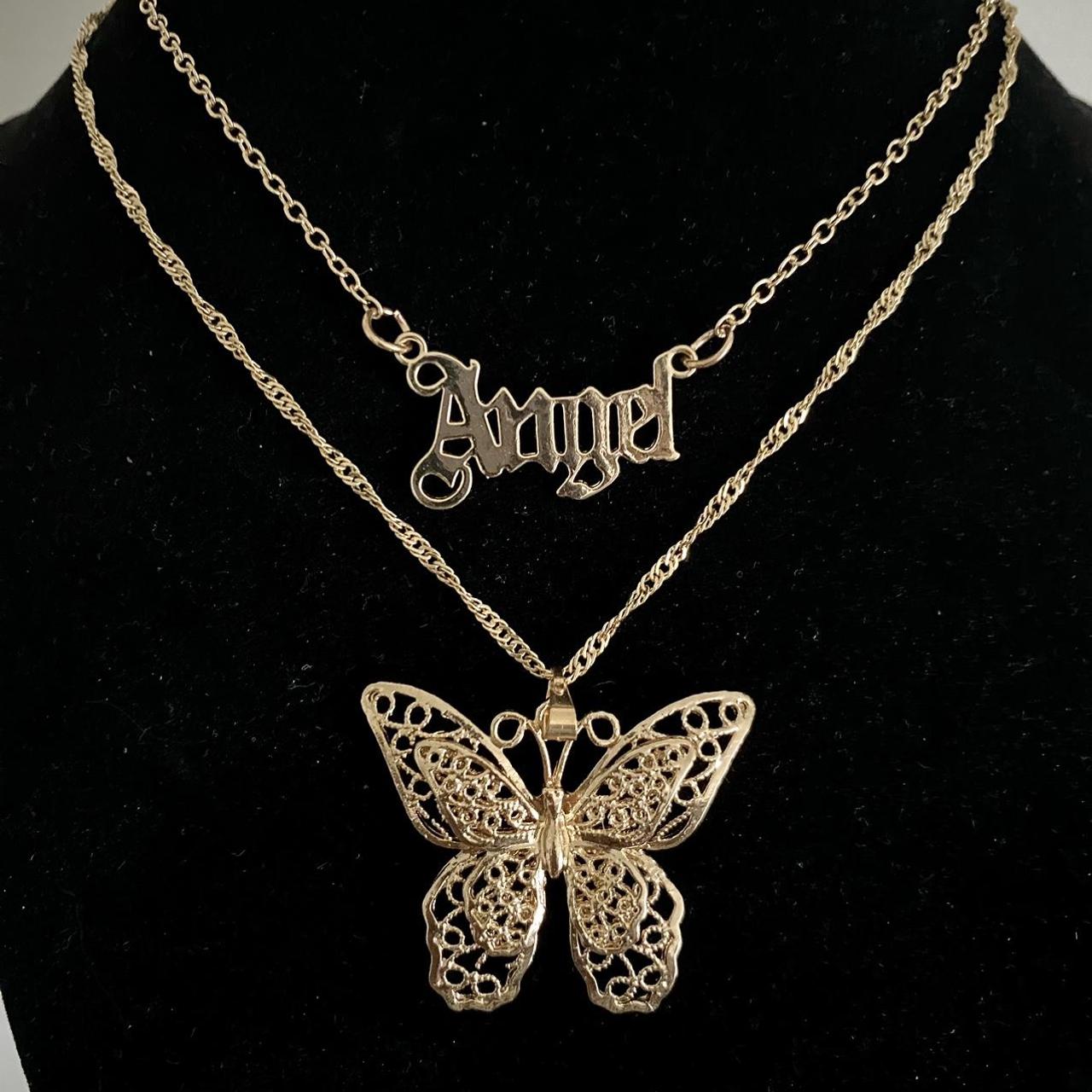 Gold Angel Necklace Set
Gold
“ANGEL” saying...