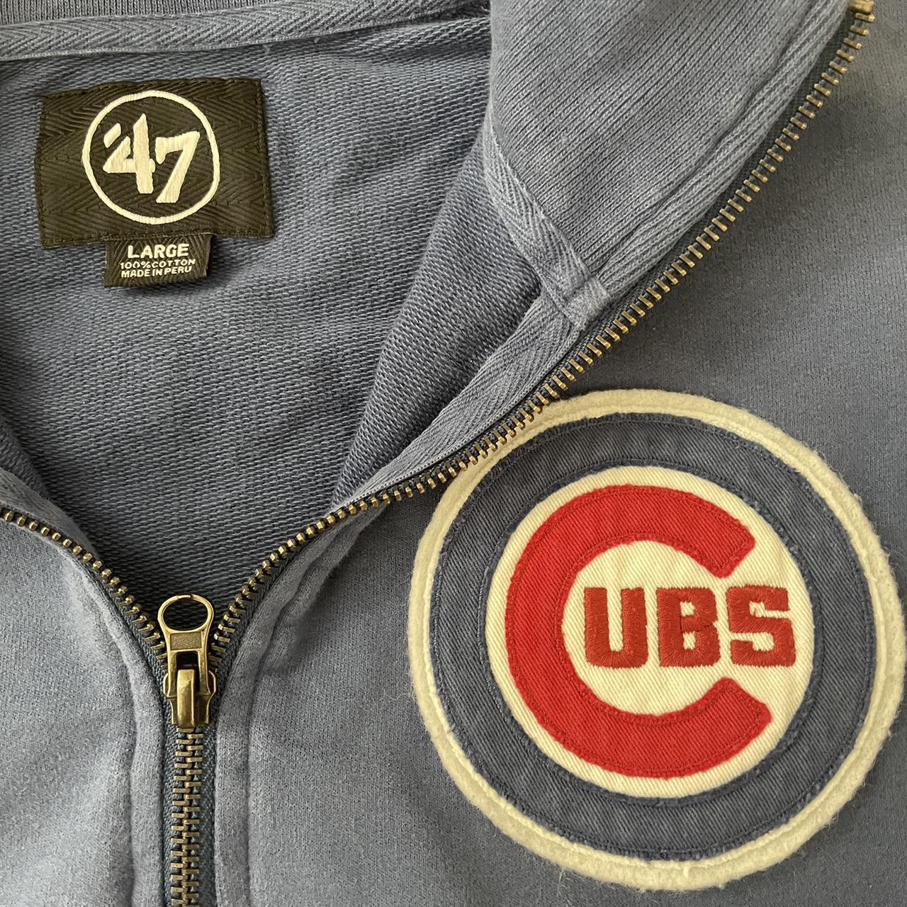 Vintage Chicago Cubs Quarter zip (Tagging Nike for - Depop