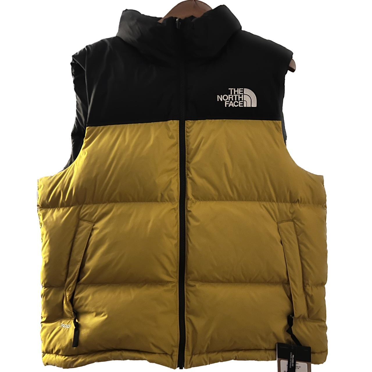 North face deals vest yellow