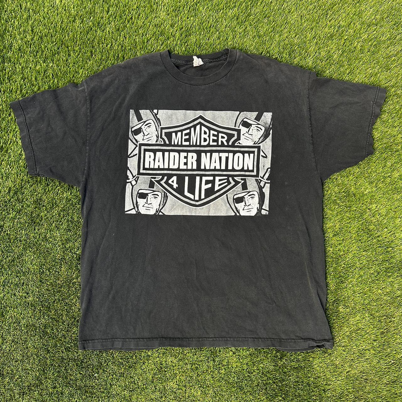 Raiders 4 Life. #RaiderNation  Raiders shirt, Raiders t shirt