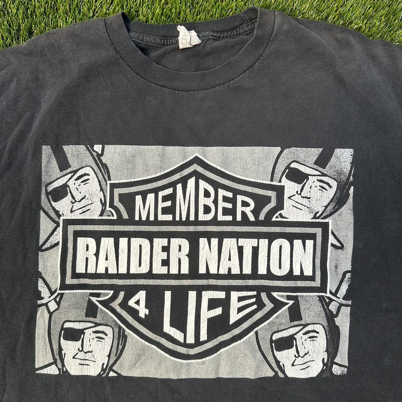 Raiders 4 Life. #RaiderNation  Raiders shirt, Raiders t shirt