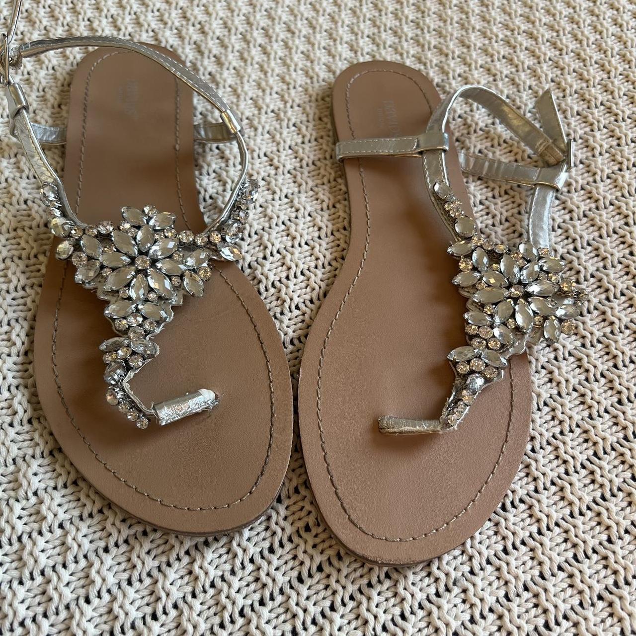 David's bridal 2024 flat sandals