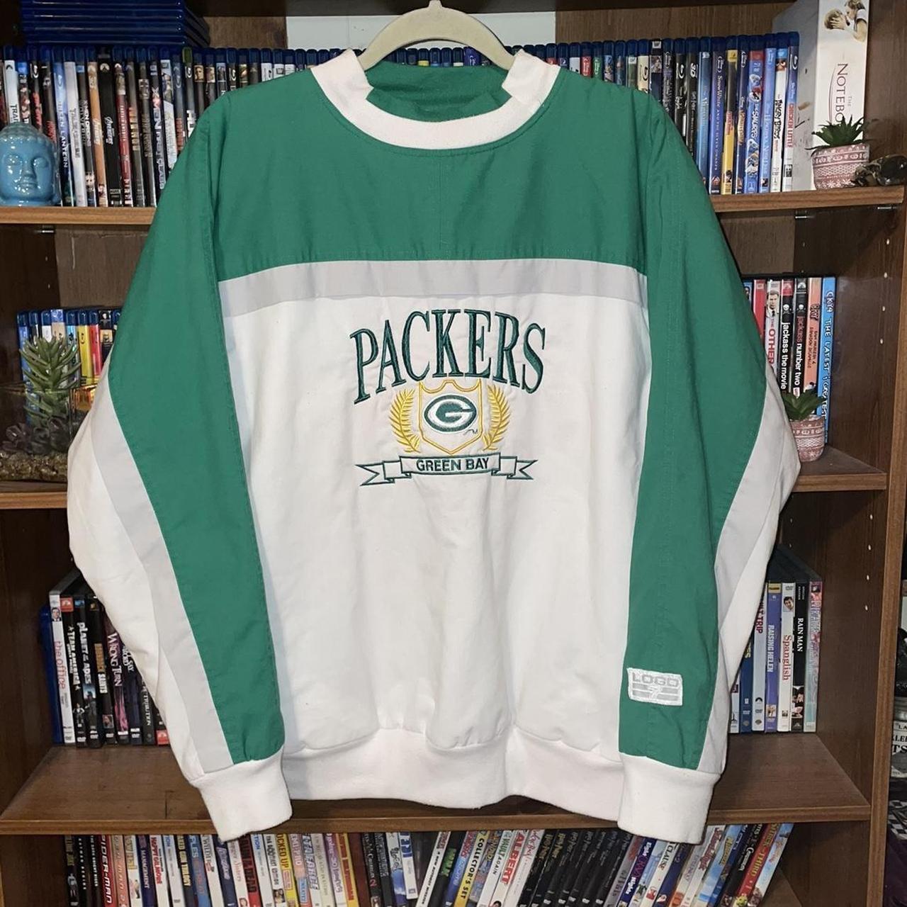 Vintage Green Bay Packers Sweatshirt Dope - Depop