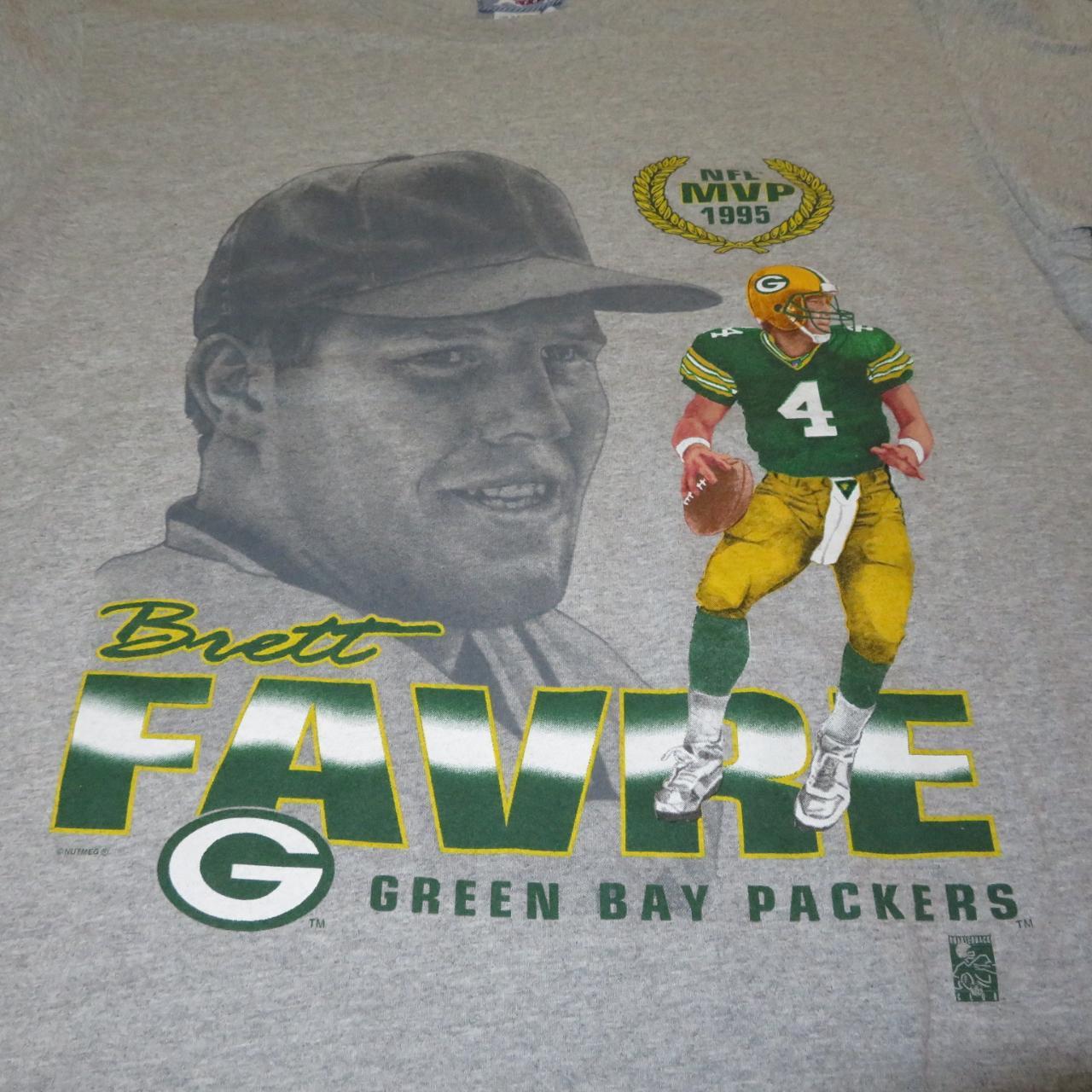 Vintage 1995 Green Bay Packers tee. 3/4 sleeve. - Depop