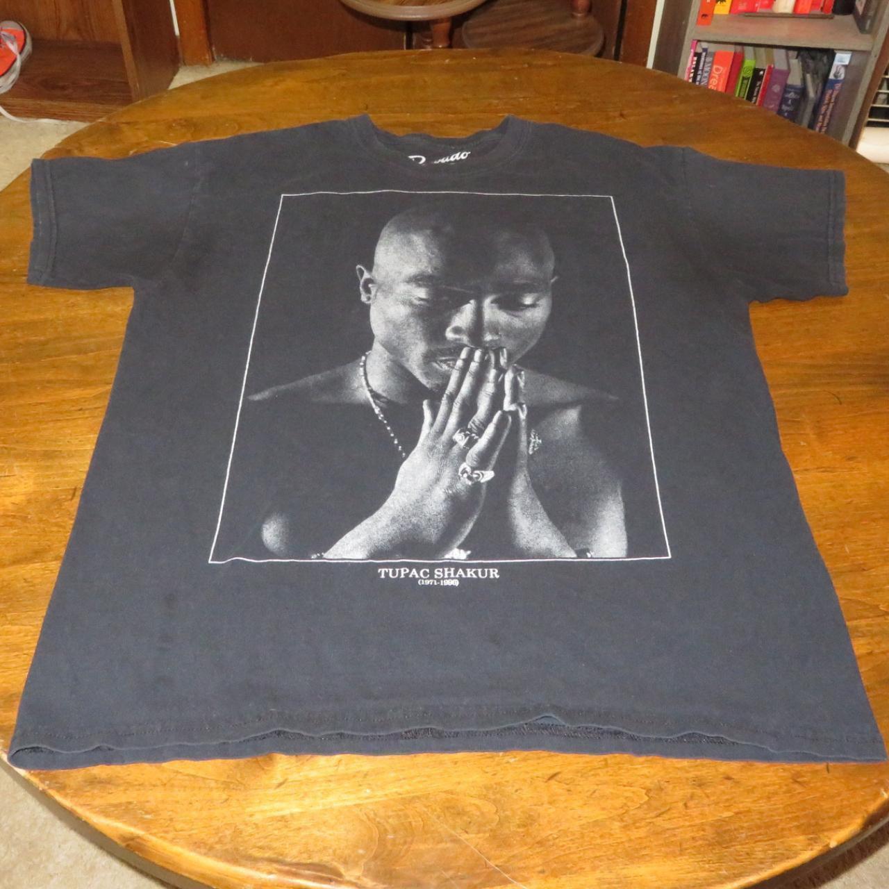 Tupac Shakur T-Shirt Huge Front Hit 1971 -... - Depop