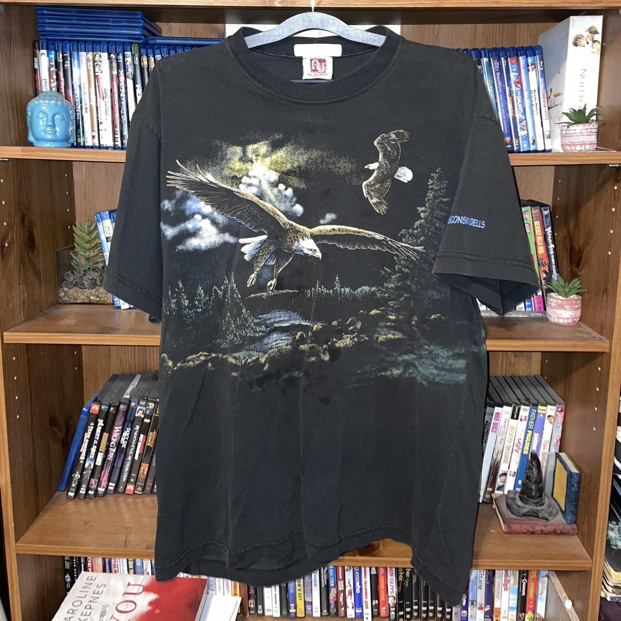 Vintage AOP Eagle T-shirt 🦅 , Double Sided, Amazing...