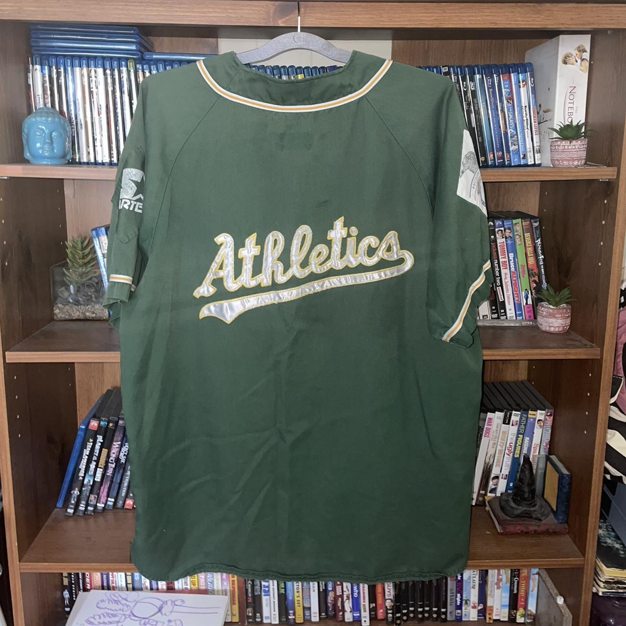 VINTAGE 90s OAKLAND ATHLETICS STARTER JERSEY - Depop