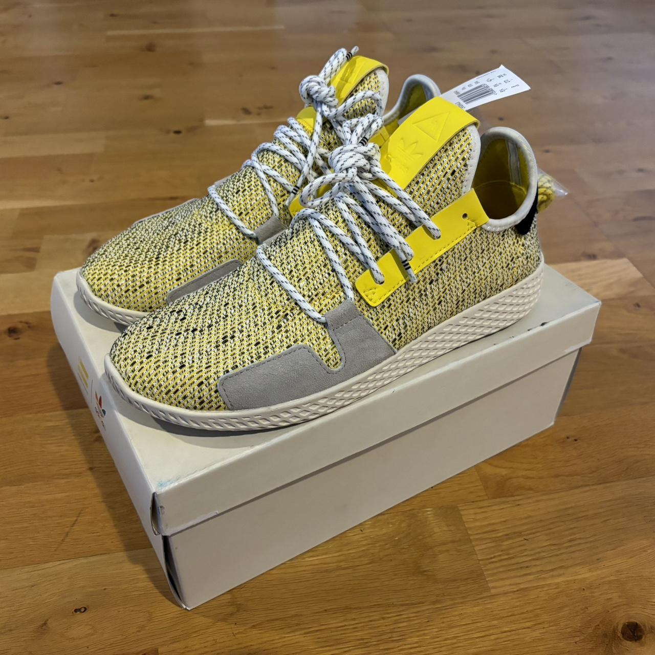 Adidas tennis hu v2 pharrell solar pack yellow best sale