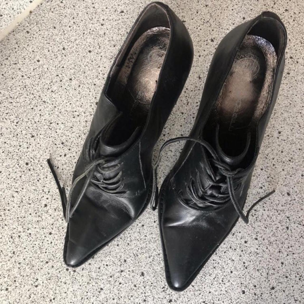 shriver hi women's vintage leather heeled boots