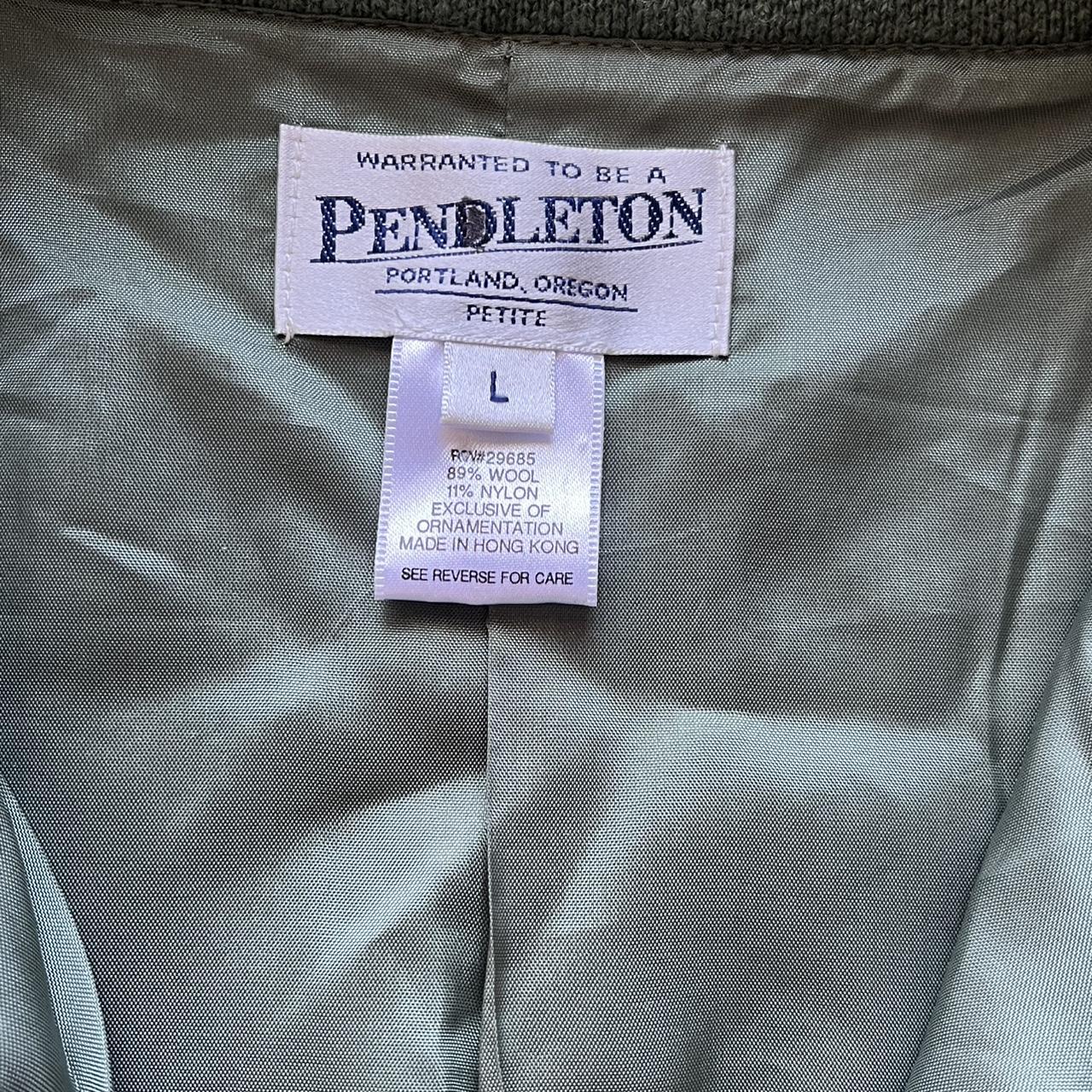 Pendleton Women's Jacket - Green/Multi - L – Gree… - image 3