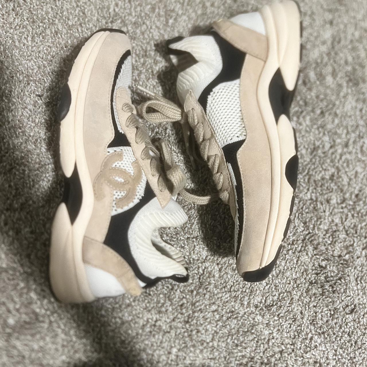 Chanel best sale knit sneakers