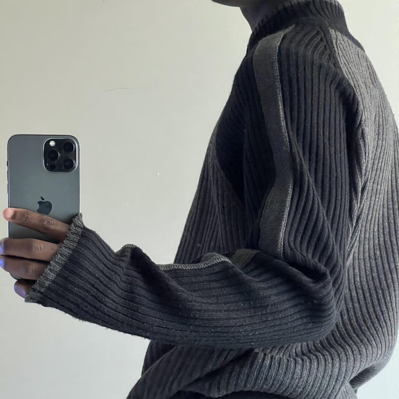 Beverly Hills Polo Club Men's Black and Grey Jumper (3)