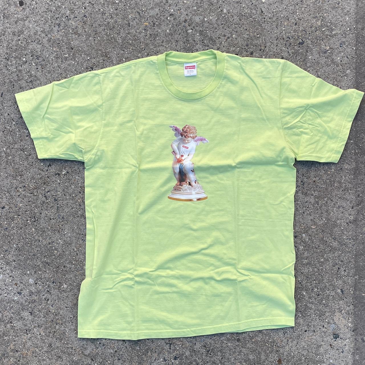 本物格安SUPREME Cupid Tee Neon Green XL Tシャツ Tシャツ/カットソー(半袖/袖なし)