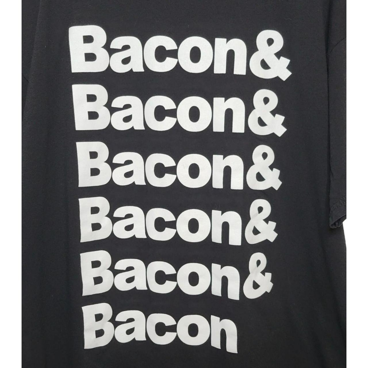 Bacon & Bacon & Bacon & Bacon Spell Out Tshirt... Depop