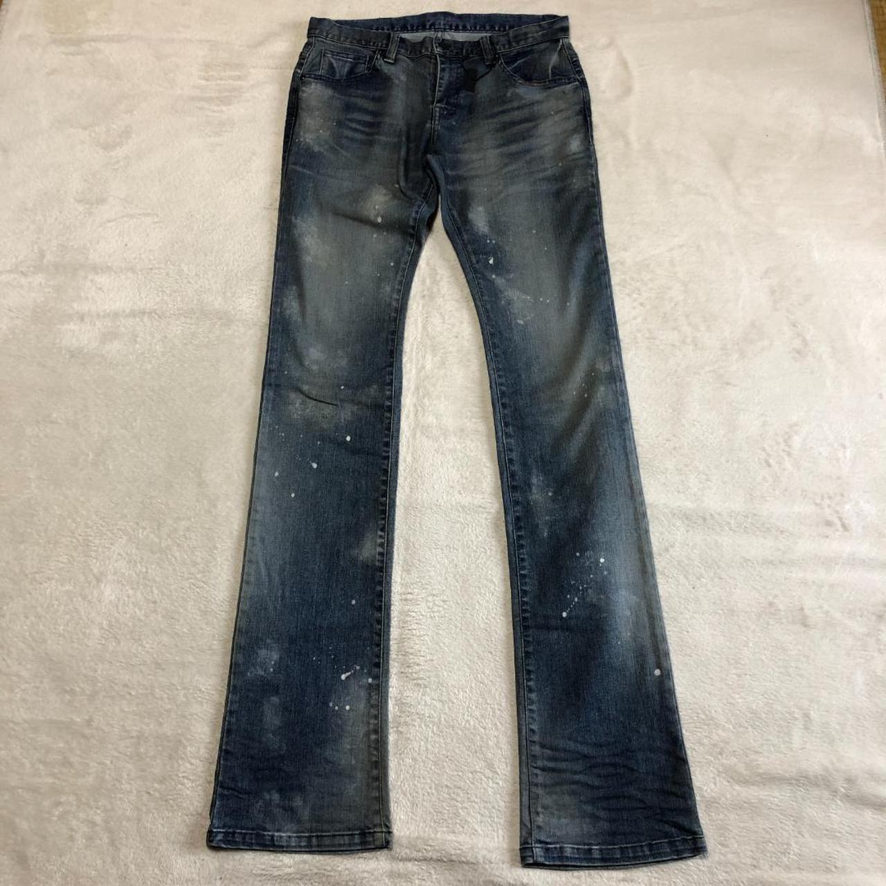 Tornado Mart Paint Denim Jeans Size : S/M Skinny... - Depop