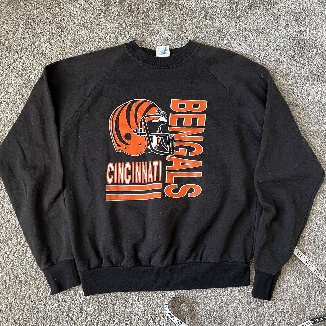 Vintage 90s Cincinnati bengals crewneck Sz youth xl... - Depop