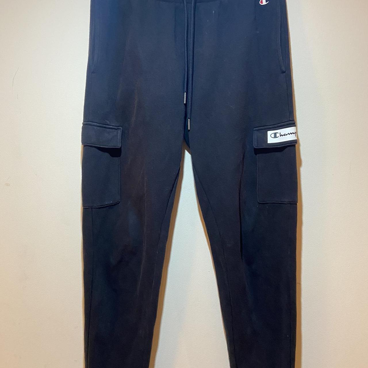 Champion Mens Black Joggers/Sweatpants Size... Depop